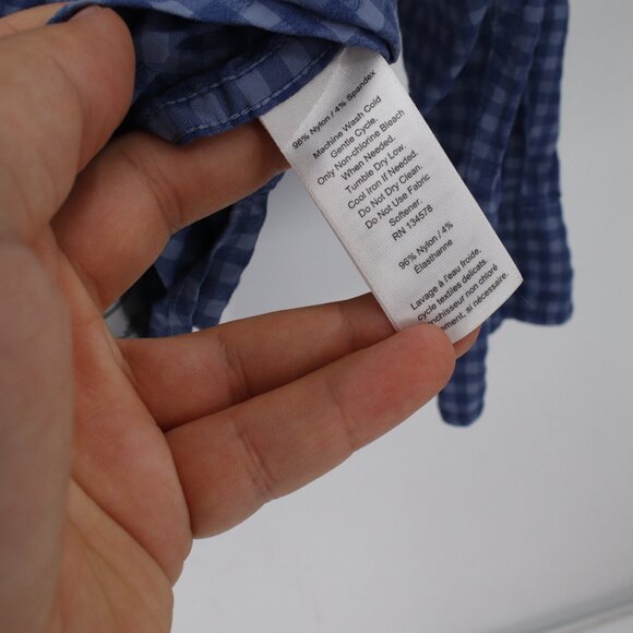 Vineyard Vines Harbor Shirt Mens Small Plaid Performance Vented Button Down fish - Picture 6 of 14